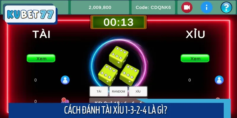 Cách đánh Tài Xỉu 1-3-2-4 là phương pháp hay tối ưu lợi nhuận