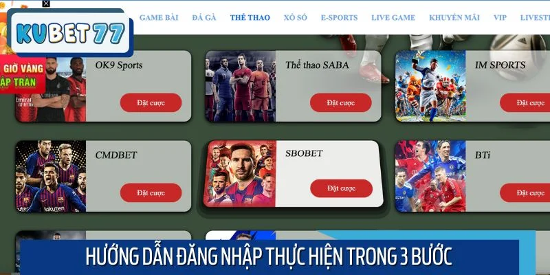 Hướng dẫn đăng ký qua 3 bước cực dễ thành công
