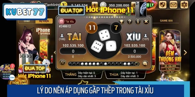 Có nên cược gấp thếp Tài Xỉu không